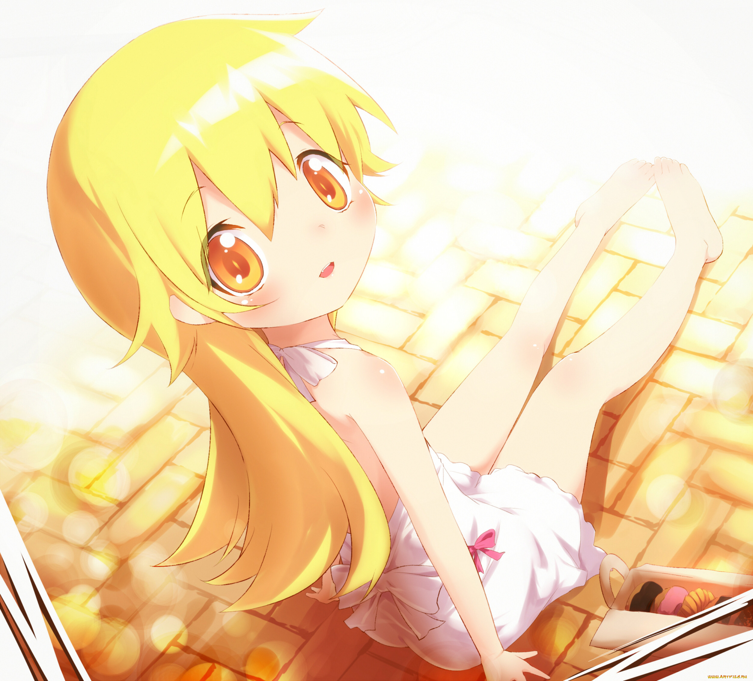 , bakemonogatari, , , oshino, shinobu, , , ayakashi, art